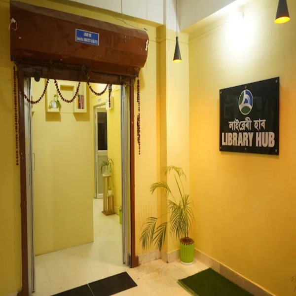 Library Hub | GS Road, Guwahati office space in guwahati