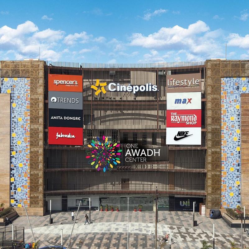 One Awadh Center Mall | Plot No 384, Vibhuti Khand, Gomtinagar, Lucknow | Retail Space for Rent office space in Lucknow